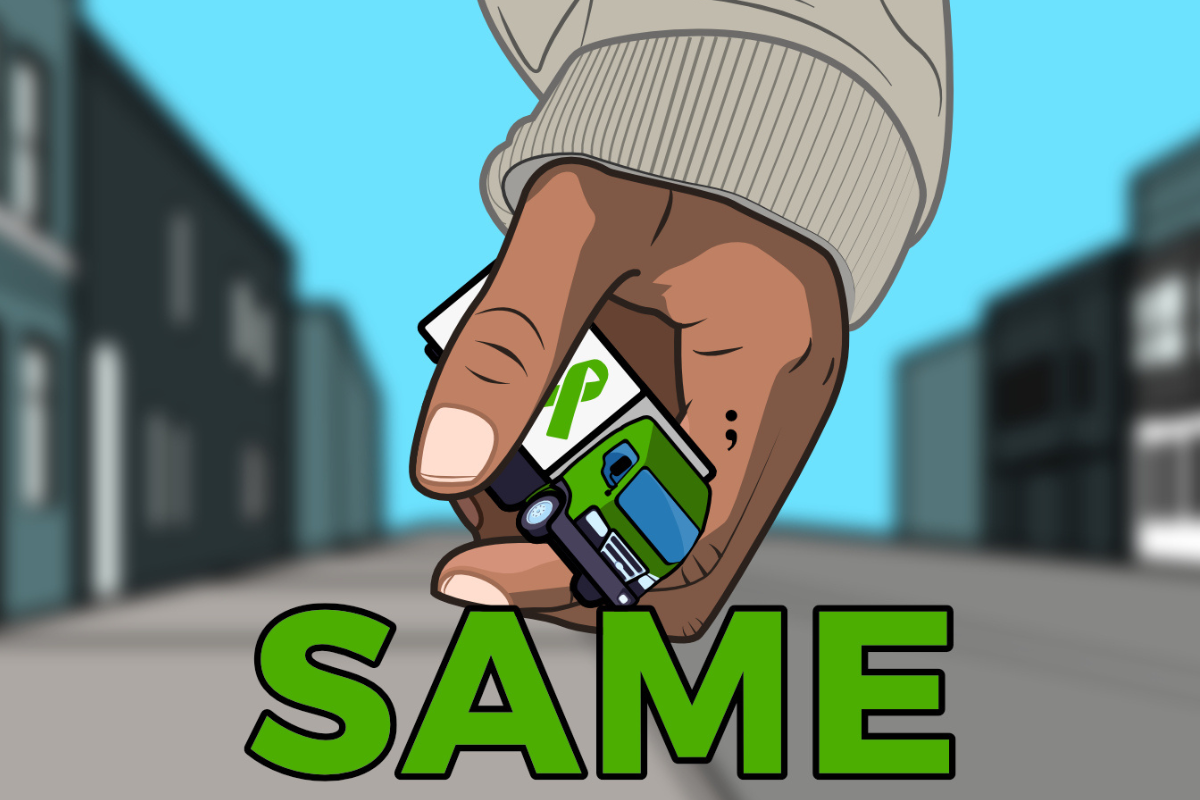 SAME hand logo